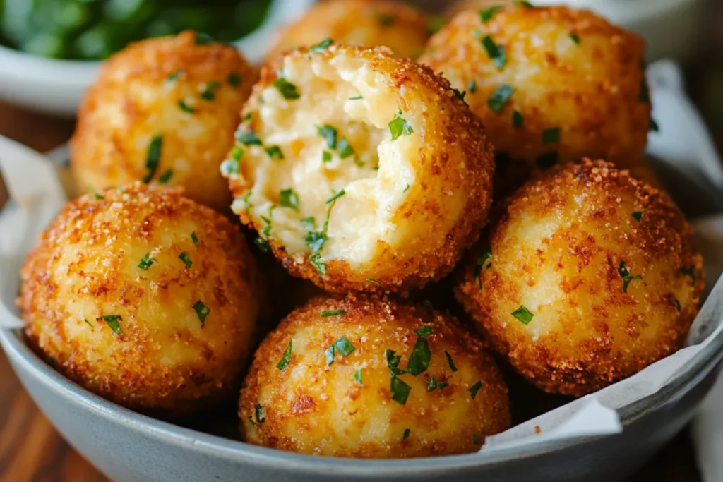 Golden brown cheese cheese balls – irresistible homemade recipe