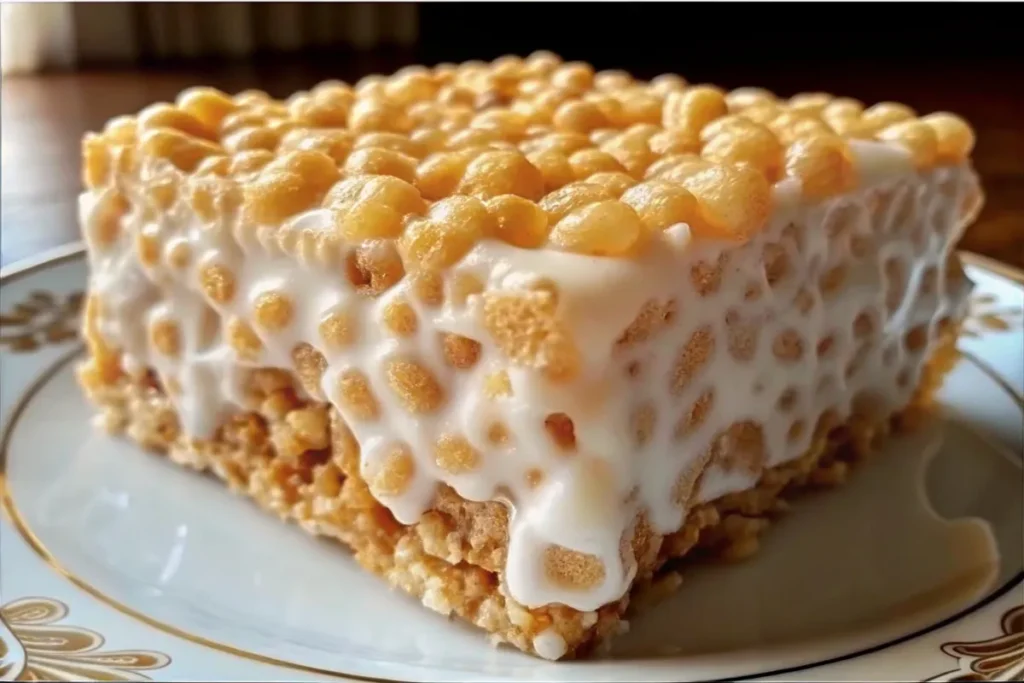 Cheesecake Rice Krispy Treats