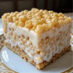 No-Bake Cheesecake Rice Krispy Treats recipe
